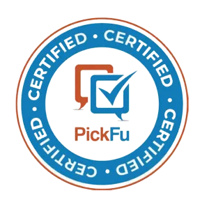 PickFu Certified